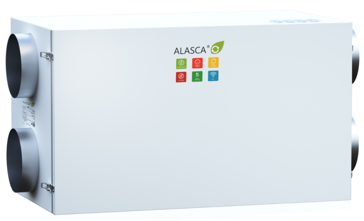 RR1000H EC E 1~, Вентиляционная установка Alasca RR с роторным рекуператором
