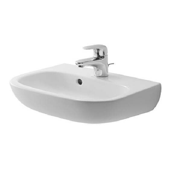 Раковина Duravit D-Code 450х340 мм навесная с переливом 07054500002