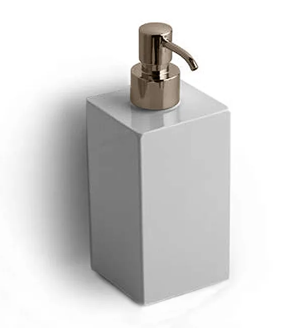 Дозатор для жидкого мыла Bertocci Settecento настенный 70x80x180 мм цвет Brushed Nickel 14507286050