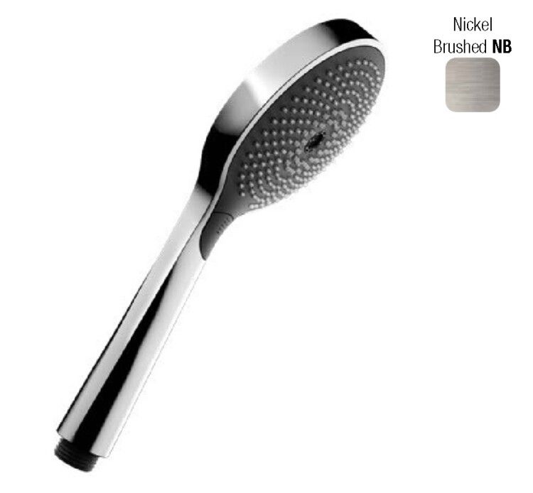 Ручной душ, Almar, Hand Showers, 110, цвет-Nickel Brushed/чёрный (Товар заказной, возврату не подлежит)