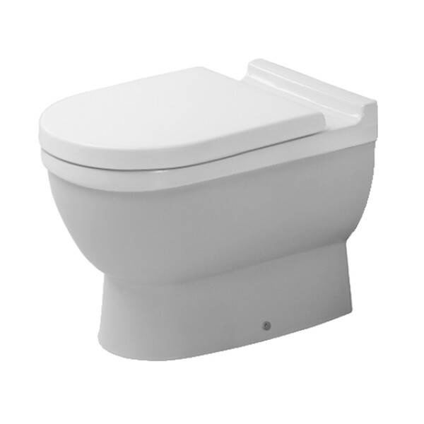 Унитаз напольный приставной Duravit Starck 3 360х560 мм белый 0124090000
