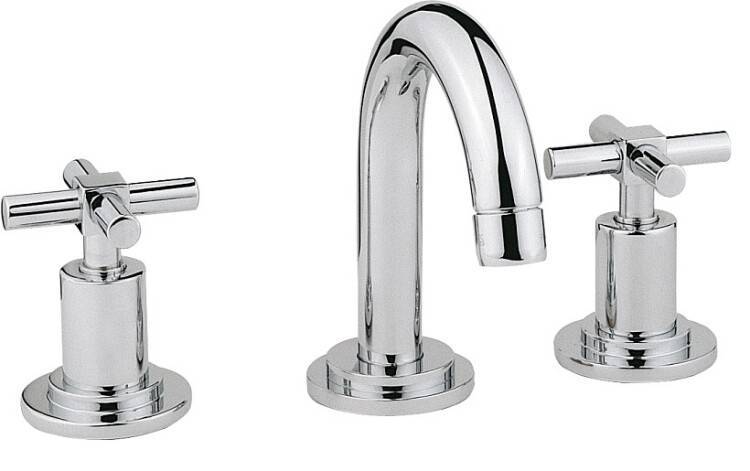 Смеситель для раковины Vitra Juno двухвентильный хром A40861EXP