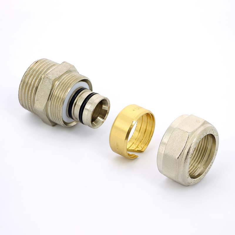 Муфта обжимная Uni-Fitt никелированная 26х1 НР 662N8400