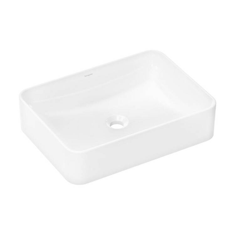 Раковина накладная Hansgrohe Xuniva Q 550х400х130 мм без отверстия под смеситель 60168450