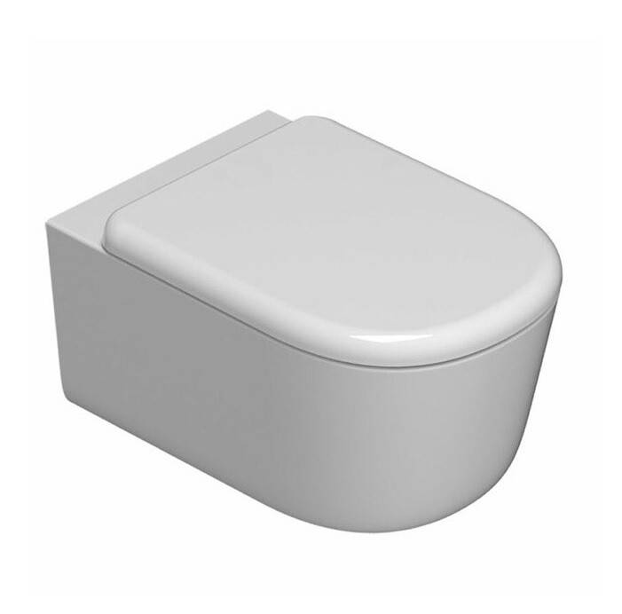 Унитаз подвесной безободковый Globo Lalita 360х540х340 мм белый матовый LTS02.BO