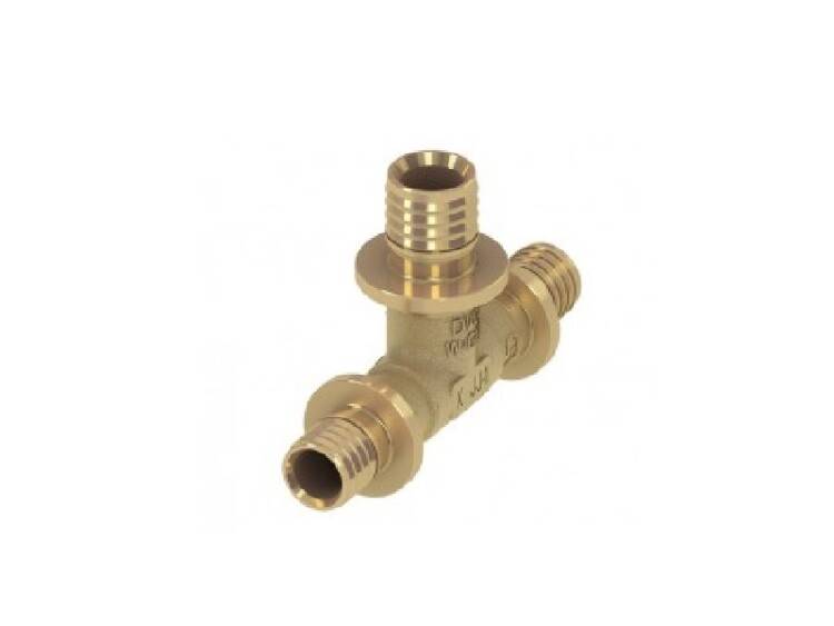 Тройник редукционный TECE TECElogo 16x20x16 мм латунь 760504