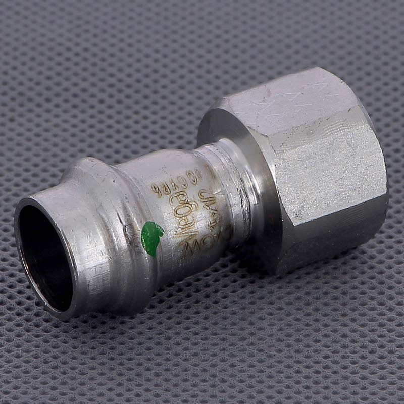 Муфта переходная пресс-В Viega Sanpress Inox нержавеющая сталь 15x1/2 436575