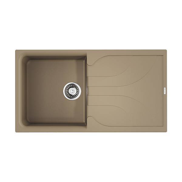 Кухонная мойка Omoikiri Yasugata 100 Tetogranit 100x50 см шампань 4993849