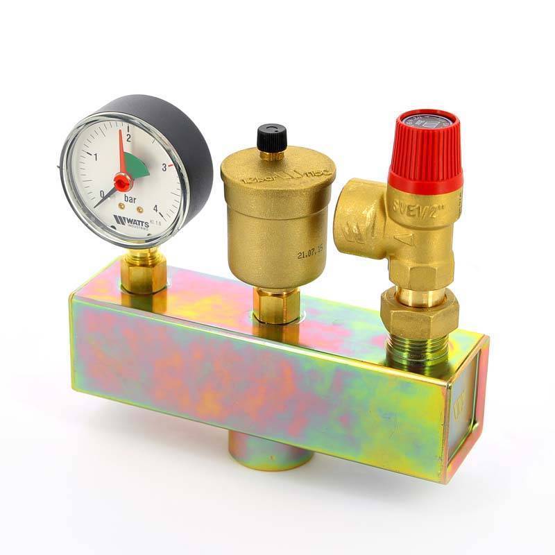 Группа безопасности котла Watts KSG 30 до 50 кВт 1 3 бар сталь 10005198