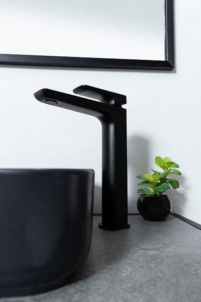 Смеситель для раковины Allen Brau Infinity черный матовый 5.21002-31