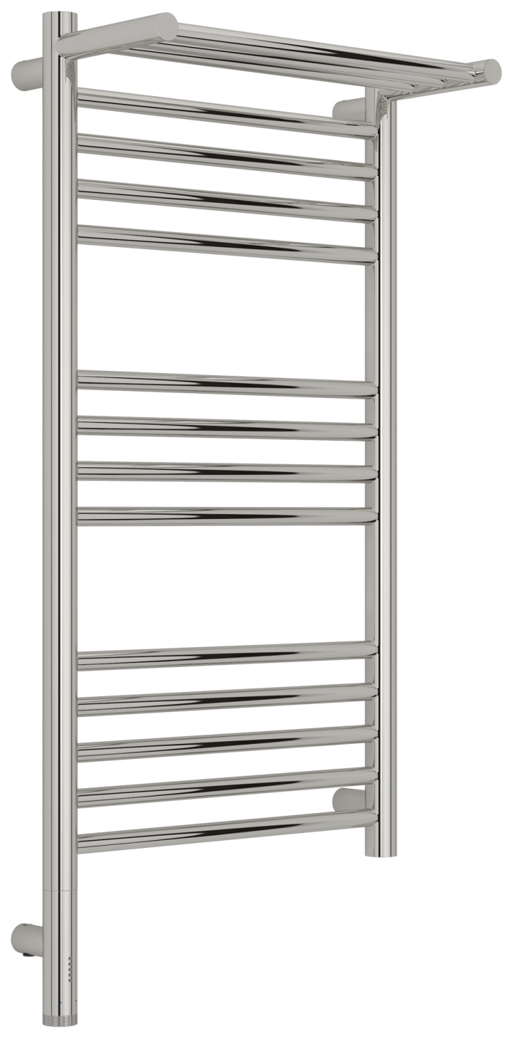 Полотенцесушитель электрический Сунержа Богема 3.1 с 1 полкой 400x800 мм левый без покрытия 00-6006-8040