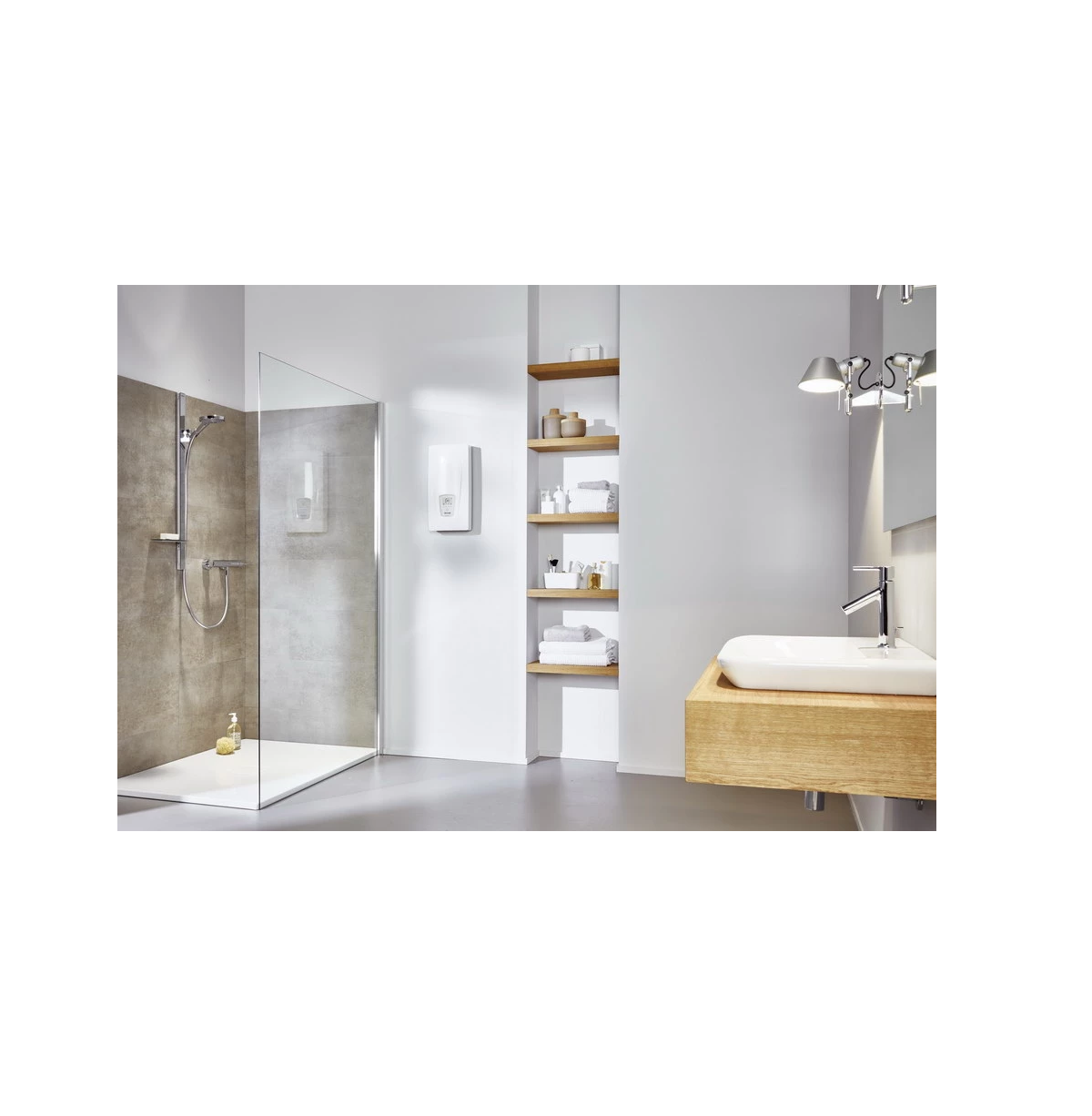 Водонагреватель проточный электрический Clage DEX 12 Next 8.8-11.5 кВт -