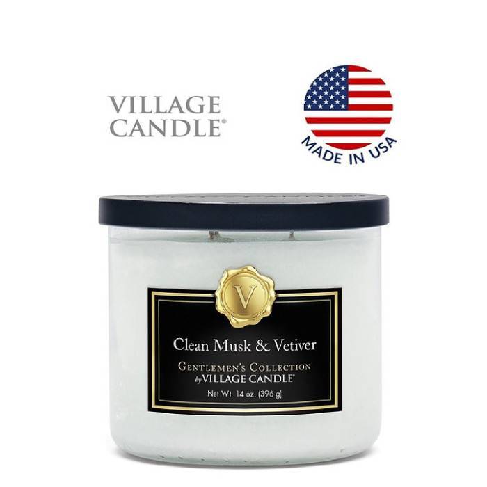 Ароматическая свеча Village Candle Чистый мускус и ветивер 396 г 10225
