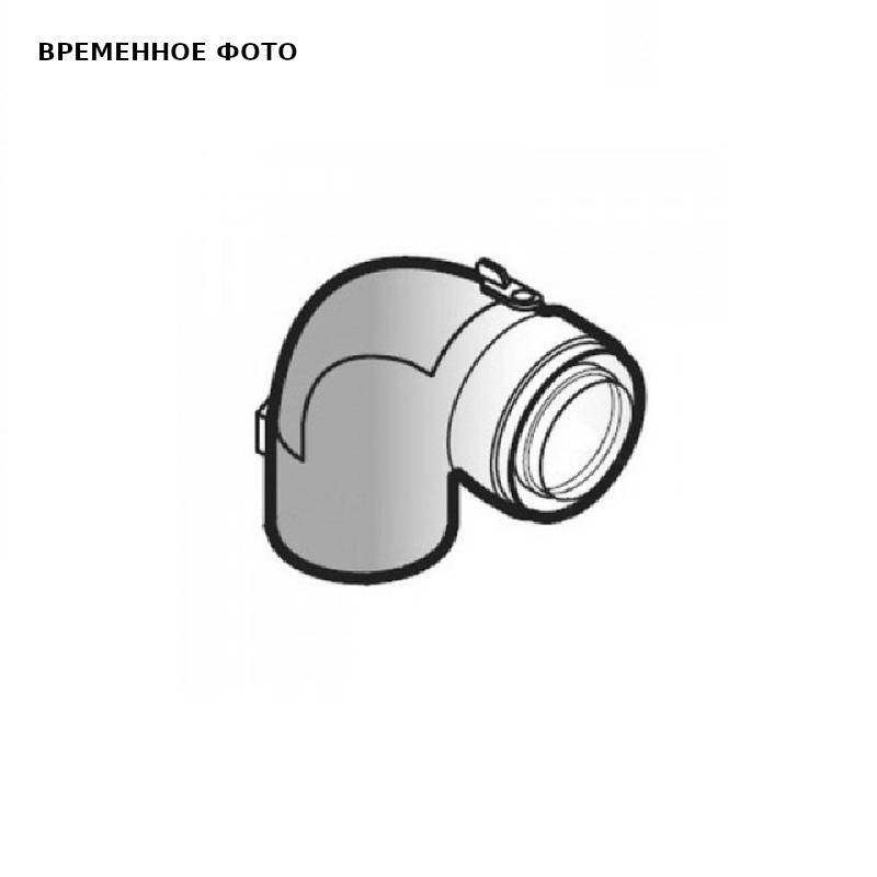 Колено с лючком для ревизии Buderus 80/125 мм PPS/алюминий 100008311