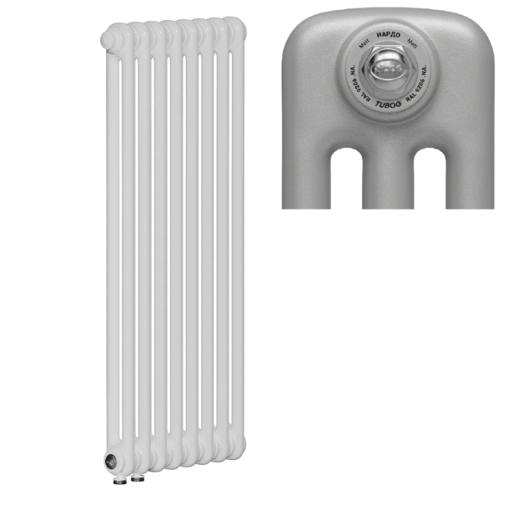 Радиатор трубчатый RIFAR TUBOG 2180 6 секций боковое подключение 3/4 Нардо 2180-06-B1
