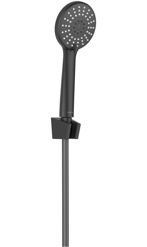 Душевой набор Aquanet Бетта 100 3jet матовый черный AQ2032MB