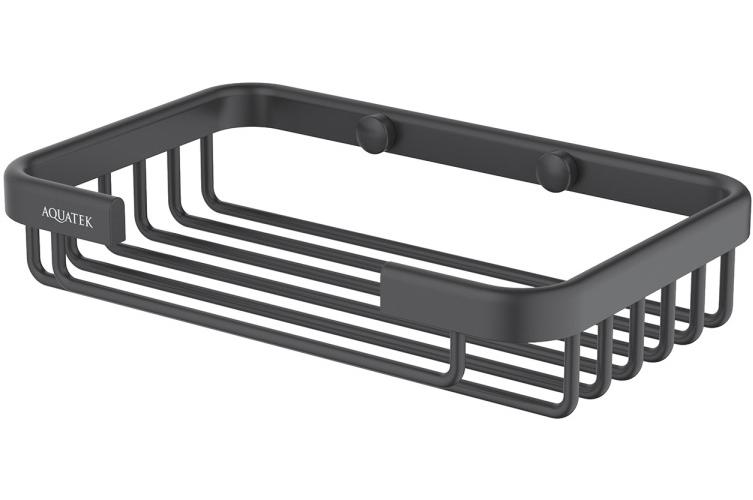 Мыльница-решетка Aquanet AQ4946MB матовый черный AQ4946MB
