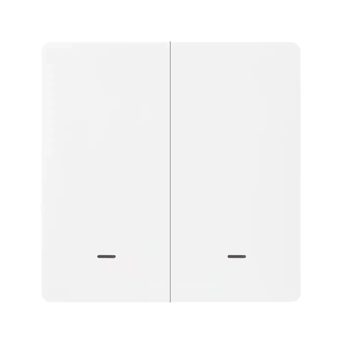 Выключатель умный HOMMYN SWZBNN02W Zigbee 2-клавишный без нейтрали SWZBNN02W