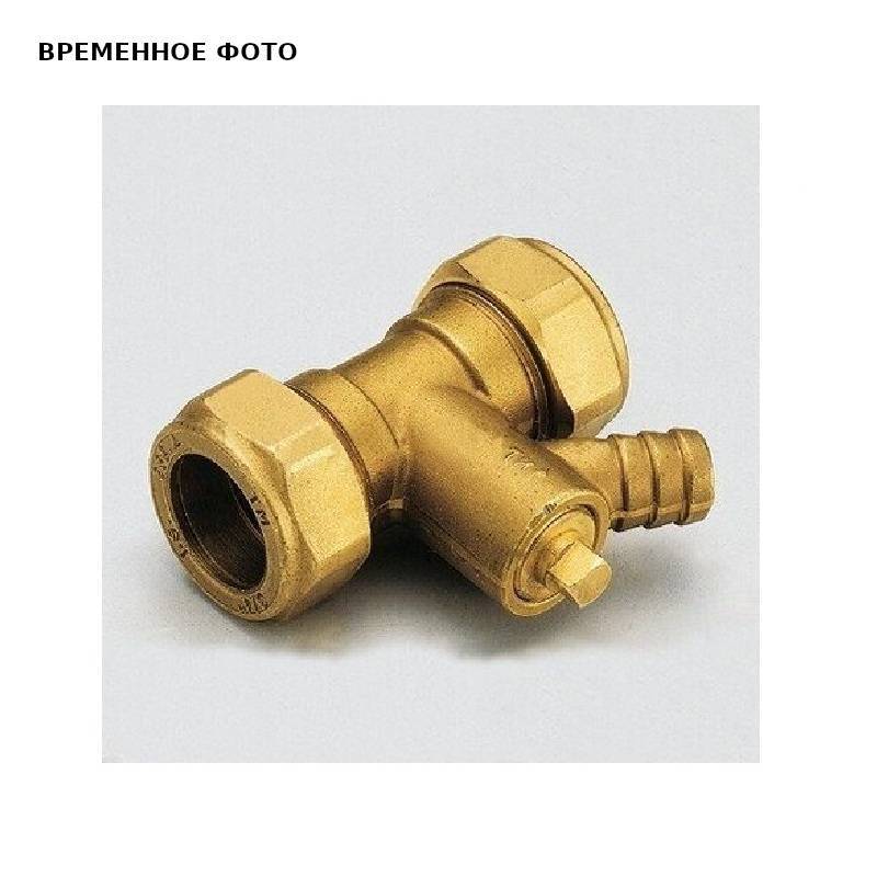 Муфта обжимная Tiemme 22 мм со спуском воздуха 1100222