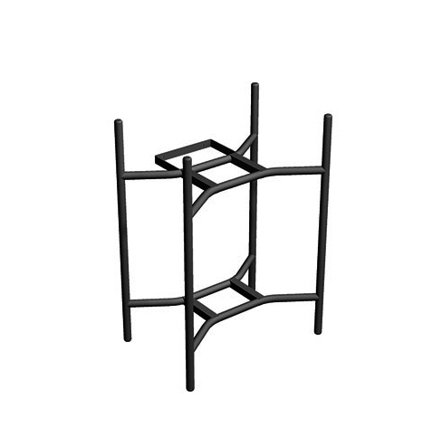 Консоль Scarabeo Laila 440x390x635 мм напольная золото брашированное 2701ORS