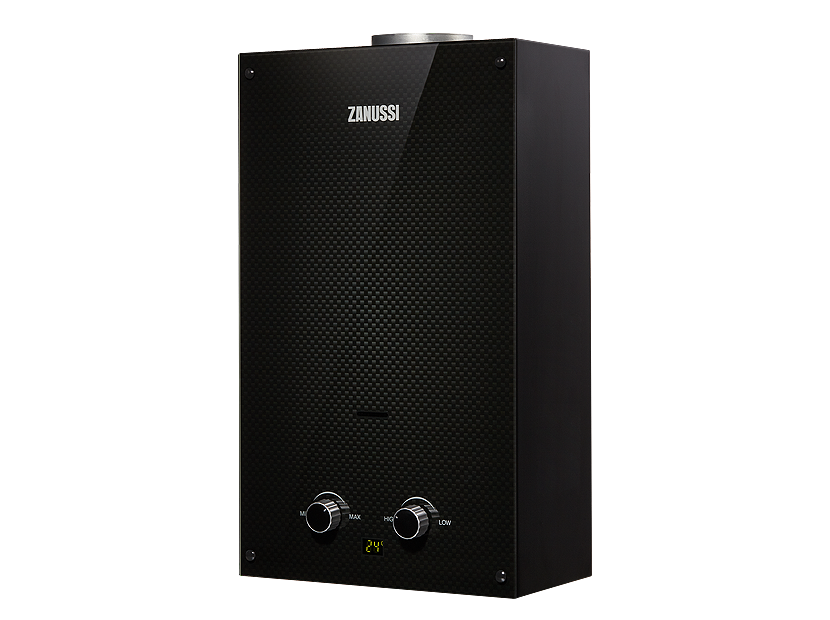 Газовая колонка Zanussi GWH 10 Fonte Glass Carbon 1194436