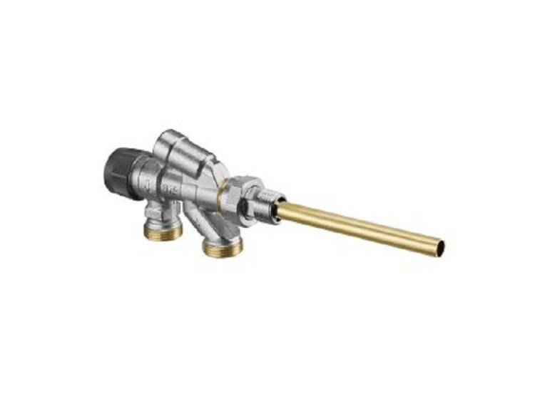 Трубка для подключения радиатора Рапира Ду 15 G 3/4 НР горизонтальная 1643561