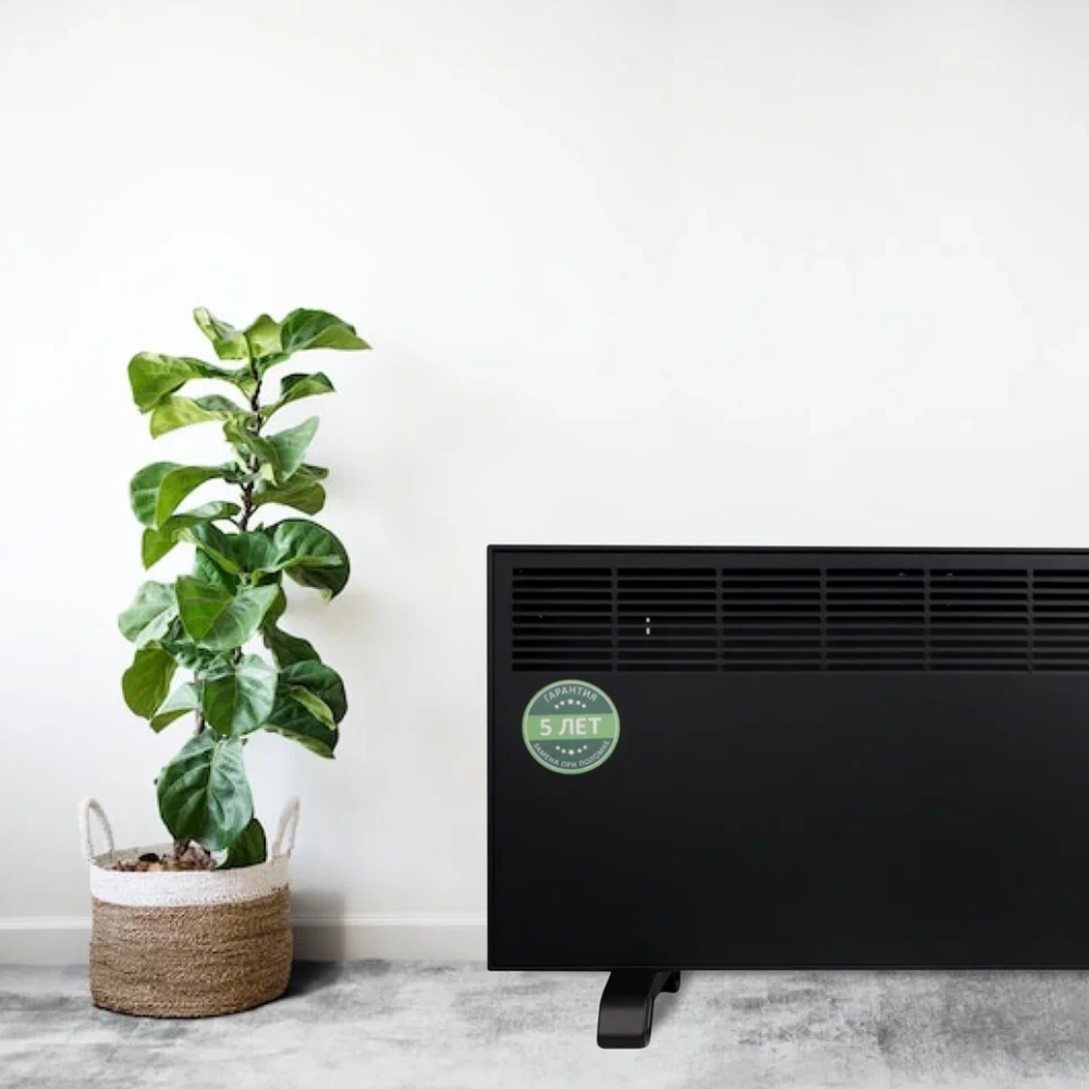 Конвектор электрический iVigo EPKE25 электронный термостат Вт Черный матовый EPKE25