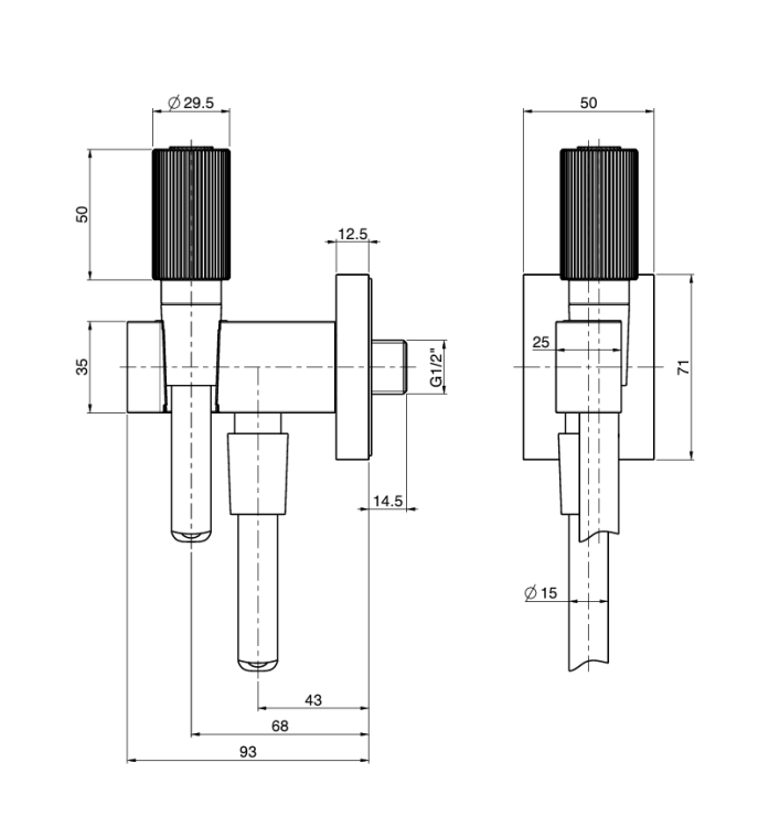 Душевой набор Fima Carlo Frattini Switch ON никель брашированный F5975SN