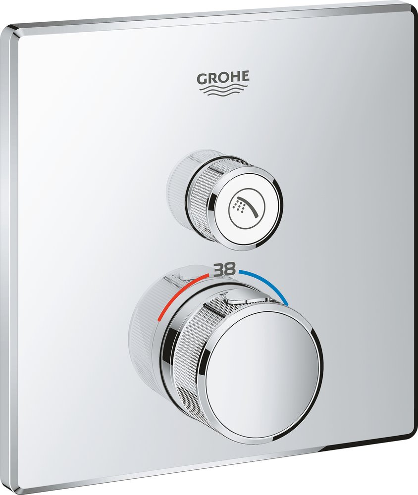 Термостат для душа GROHE Grohtherm SmartControl внешняя часть на 1 выход хром 29123000