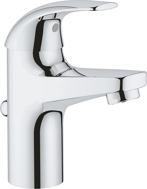 Смеситель для раковины Grohe BauCurve с донным клапаном хром 32805000