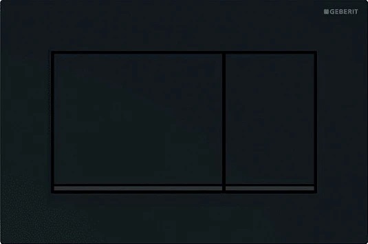 Клавиша смыва Geberit Sigma30 двойной смыв черный глянцевый 115.883.DW.1