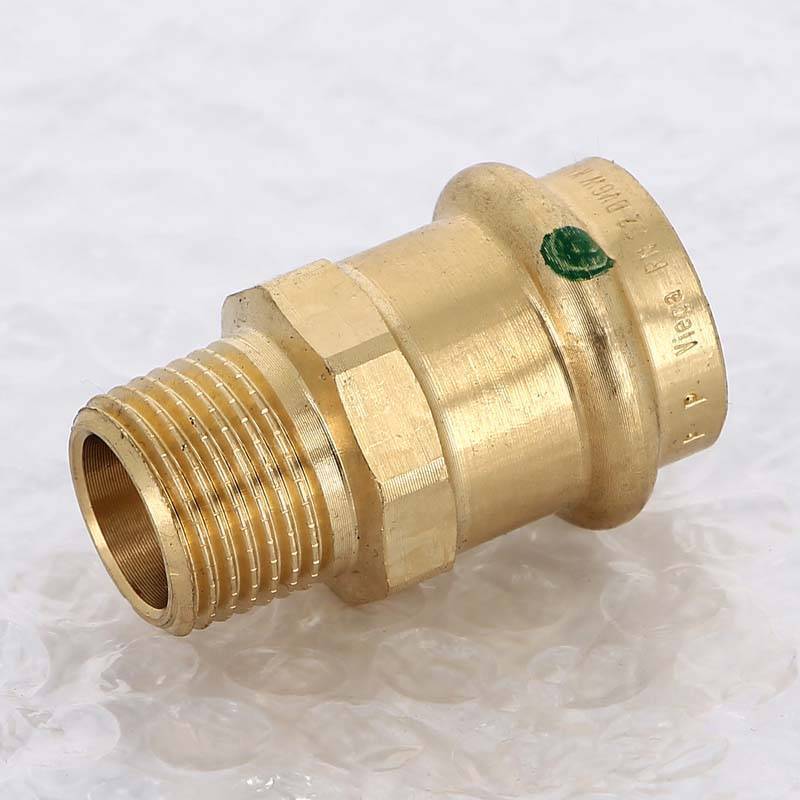 Муфта переходная пресс-Н Viega Sanpress бронза 22x3/4 104306