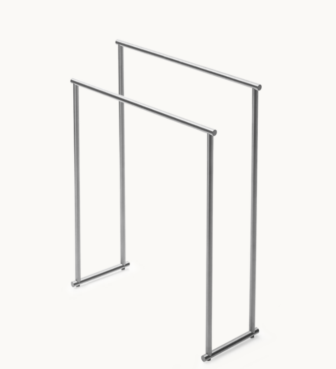 Стойка для полотенец Decor Walther Bar HT напольная 700x250x870 мм сталь матовая 0509276