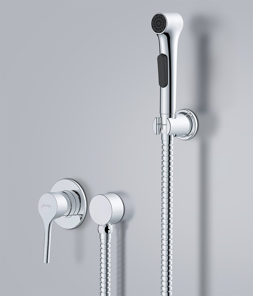 Смеситель с гигиеническим душем Jacob Delafon Elate хром E24610-CP