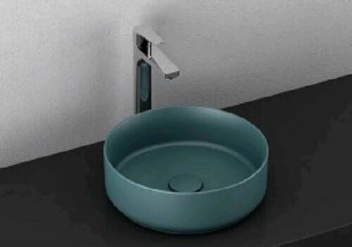 Раковина накладная ISVEA Infinity 360х360х120 мм изумрудная 10NF65036SV2P