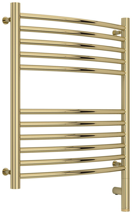 Полотенцесушитель электрический Сунержа Богема 3.0 выгнутая 600x500 мм МЭМ справа шампань 020-5803-6050