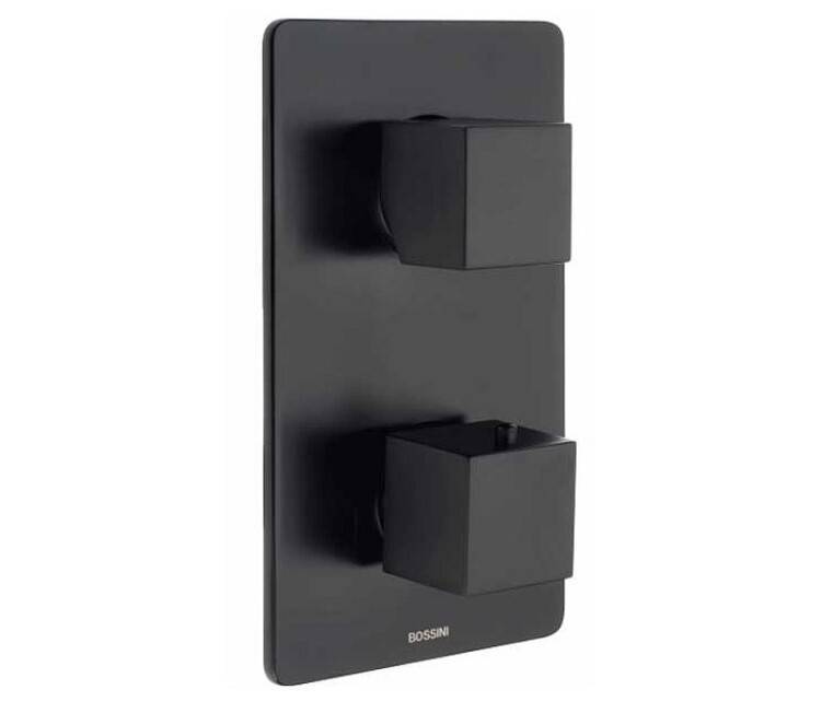 Смеситель для душа Bossini CUBE черный матовый Z00061073