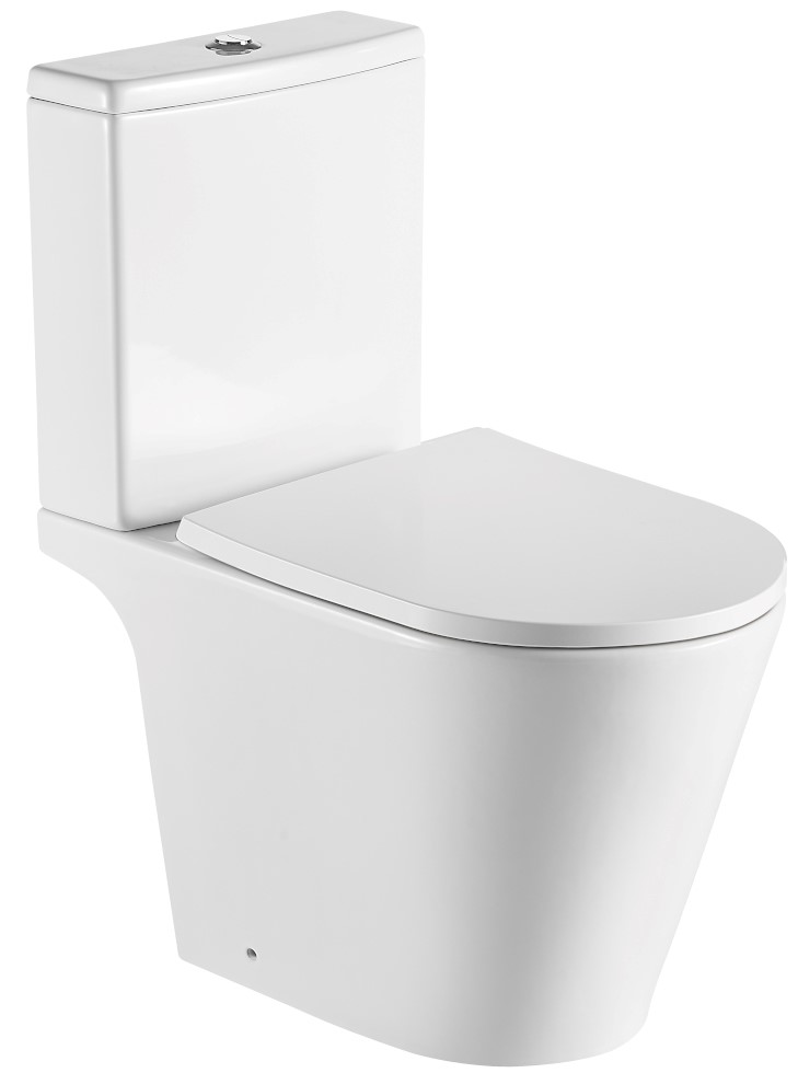 Унитаз напольный безободковый Aquanet Бетта с бачком 640х365х790 мм сиденье микролифт AQ1363B-00