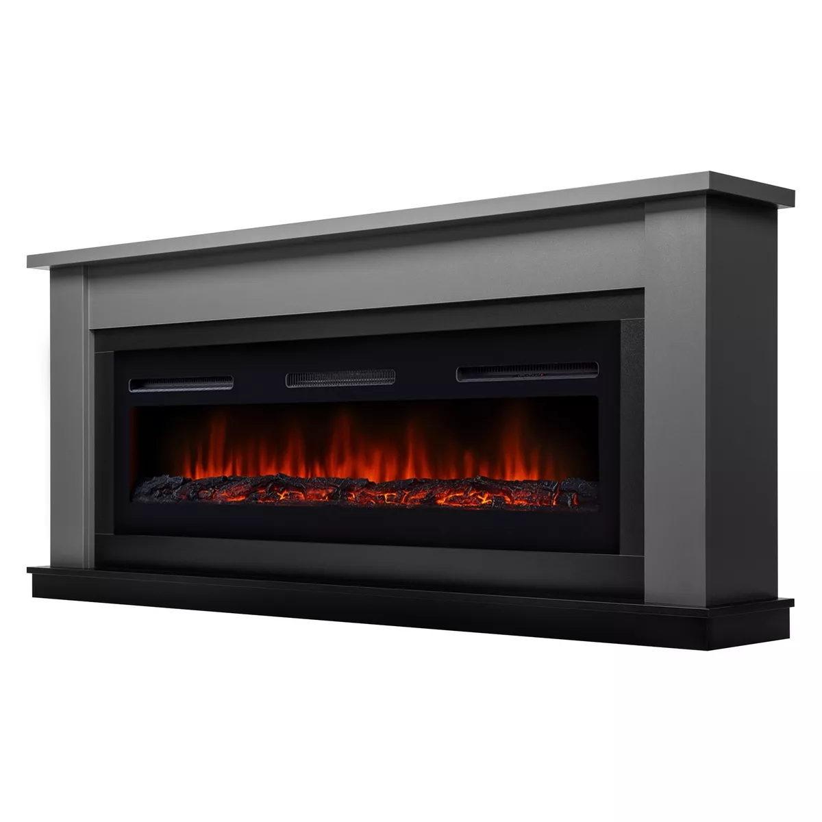 Портал для камина Firelight Canto Long графит / черный 18777