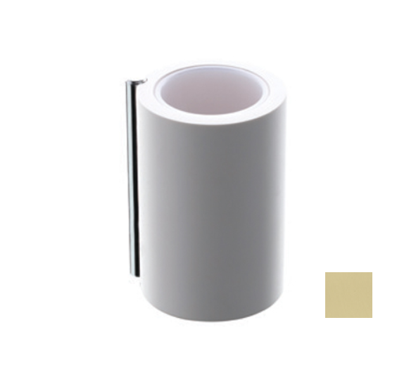 Стакан Bertocci Easy настольный 80x80x120 мм белый/Soft gold 13009300150