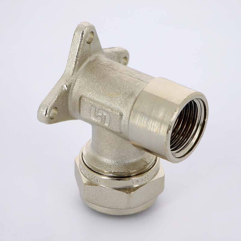 Водорозетка обжимная Uni-Fitt 20x3/4 никелированная 670N7300