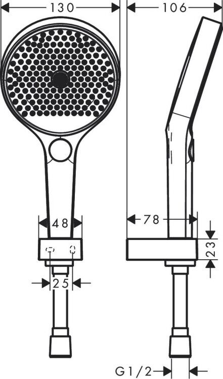 Душевой набор Hansgrohe Rainfinity 130 3jet хром 26851000
