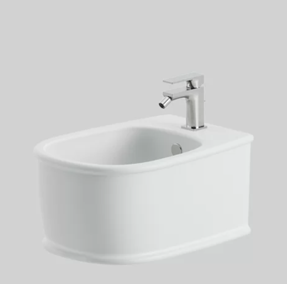 Биде подвесное Artceram Atelier 375х525 мм черный глянцевый Glossy Black ATB0010300