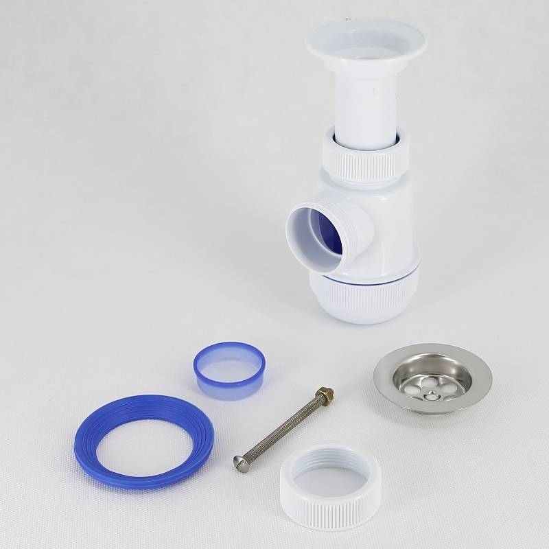 Сифон для раковины Wirquin Мини Элит 1 1/2 x 40 мм чашка 70 мм 30980672