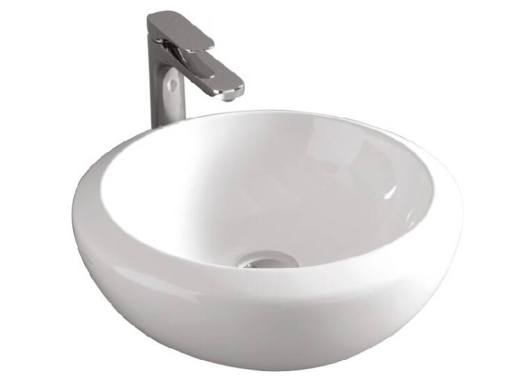 Раковина накладная Artceram Blend 460x460x180 мм белый глянцевый BLL001 01 00