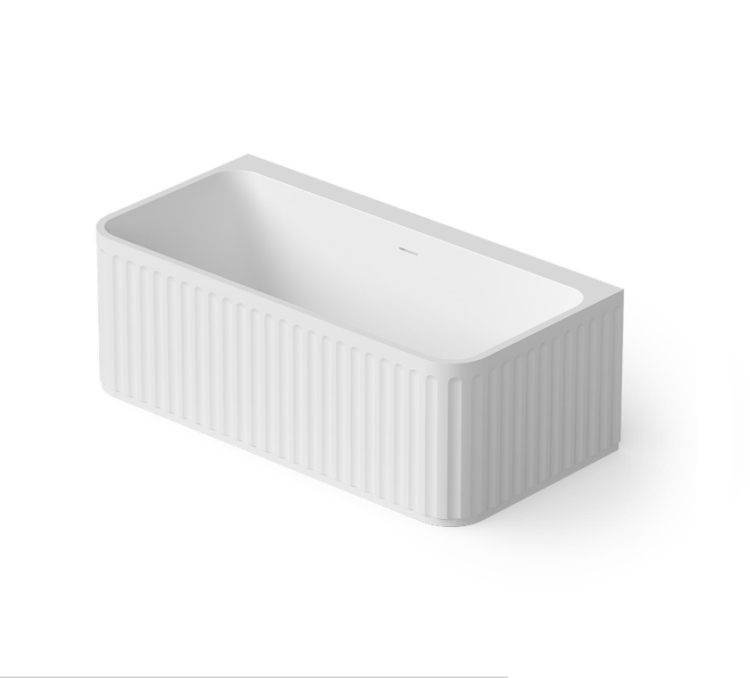 Ванна DEA Design Stripes 1600x800x560 мм отдельностоящая цвет белый матовый DD8805160018