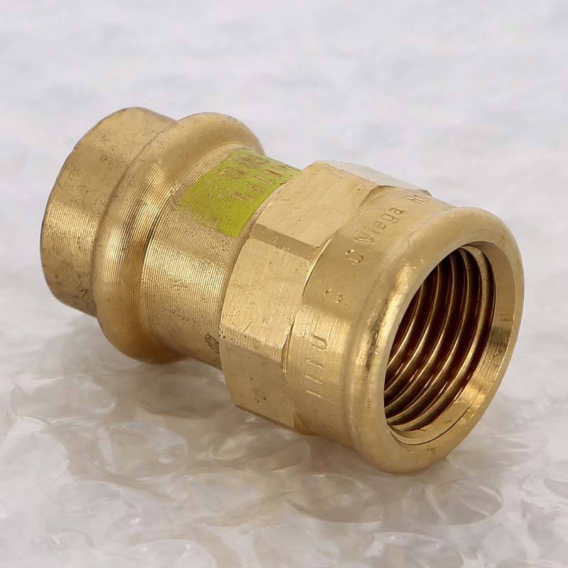 Муфта пресс с внутренней резьбой Viega Profipress G 18x1/2 бронза 346393