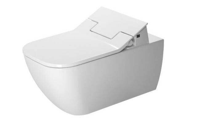 Унитаз подвесной Duravit Happy D.2 36.5х62х40 см с сиденьем-биде белый 2550590000/611300002304300