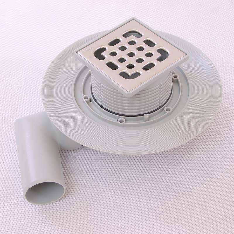 Трап Viega Advantix 100x100 мм проходной с шарнирным отводом 50 мм 557126