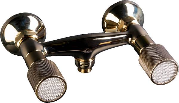 Смеситель для душа Boheme Royal Cristal золото 294-Royal/CRST